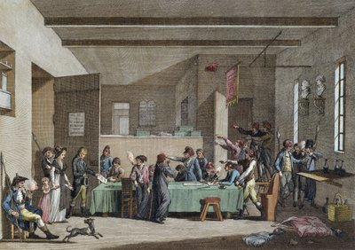 Interno di un Comitato Rivoluzionario nel 1792-93 da Alexandre Evariste Fragonard